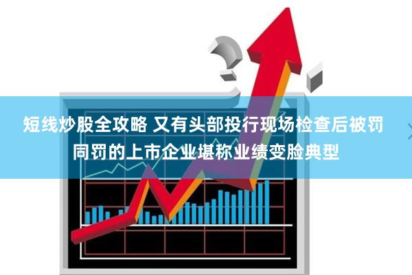 短线炒股全攻略 又有头部投行现场检查后被罚 同罚的上市企业堪称业绩变脸典型