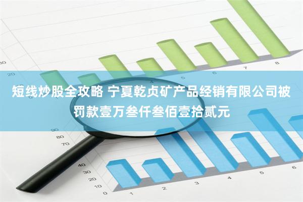 短线炒股全攻略 宁夏乾贞矿产品经销有限公司被罚款壹万叁仟叁佰壹拾贰元