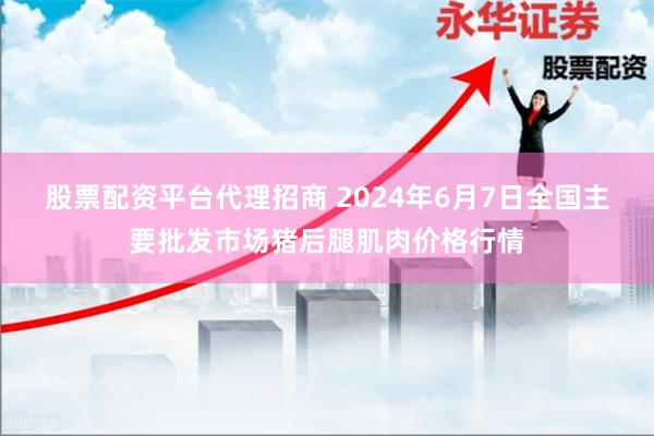 股票配资平台代理招商 2024年6月7日全国主要批发市场猪后腿肌肉价格行情