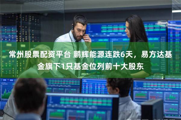 常州股票配资平台 鹏辉能源连跌6天，易方达基金旗下1只基金位列前十大股东