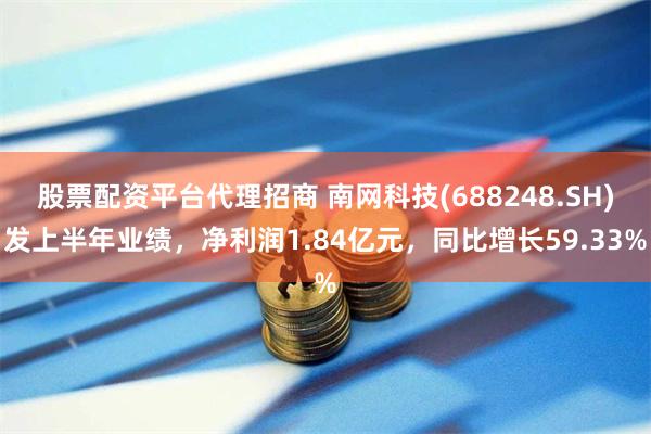 股票配资平台代理招商 南网科技(688248.SH)发上半年业绩，净利润1.84亿元，同比增长59.33%
