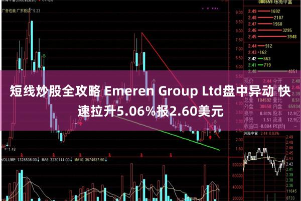 短线炒股全攻略 Emeren Group Ltd盘中异动 快速拉升5.06%报2.60美元