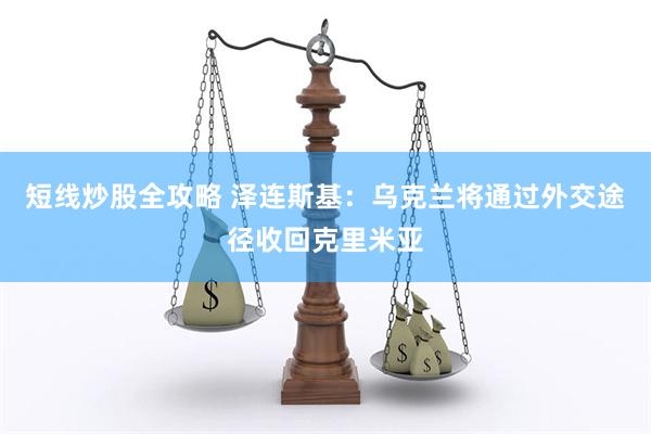 短线炒股全攻略 泽连斯基：乌克兰将通过外交途径收回克里米亚